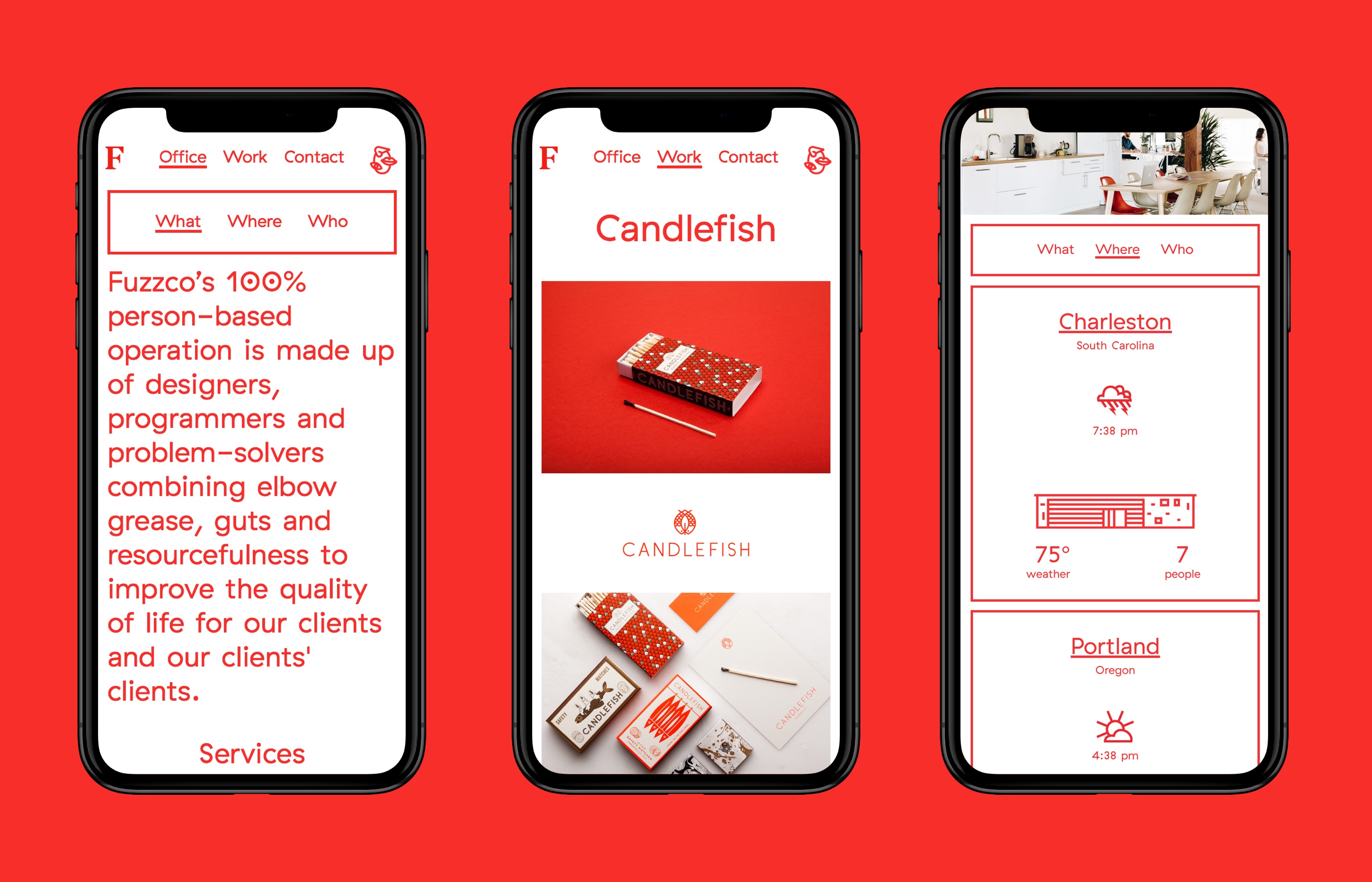 Fuzzco mobile website