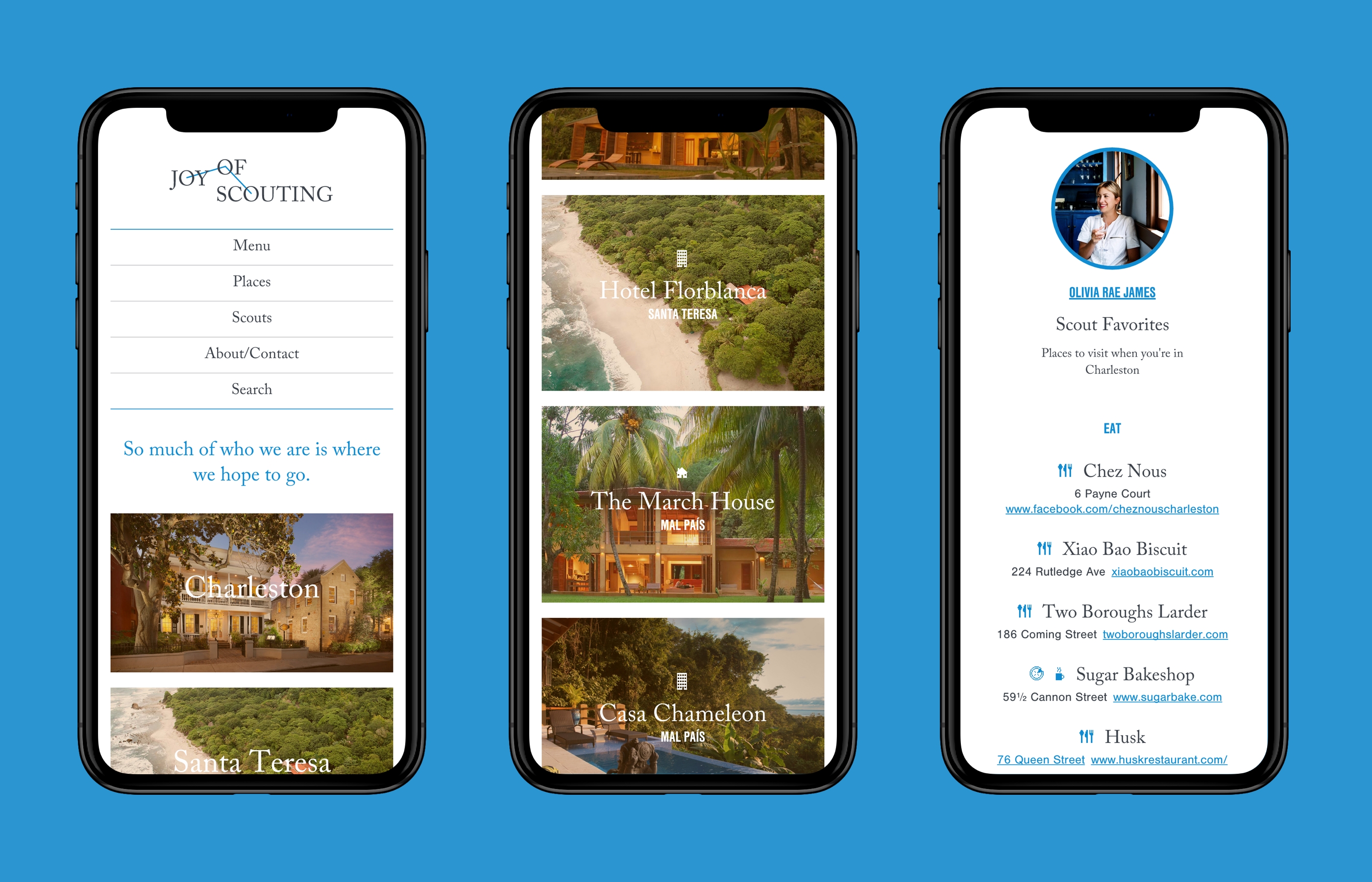 Joy of Scouting mobile website