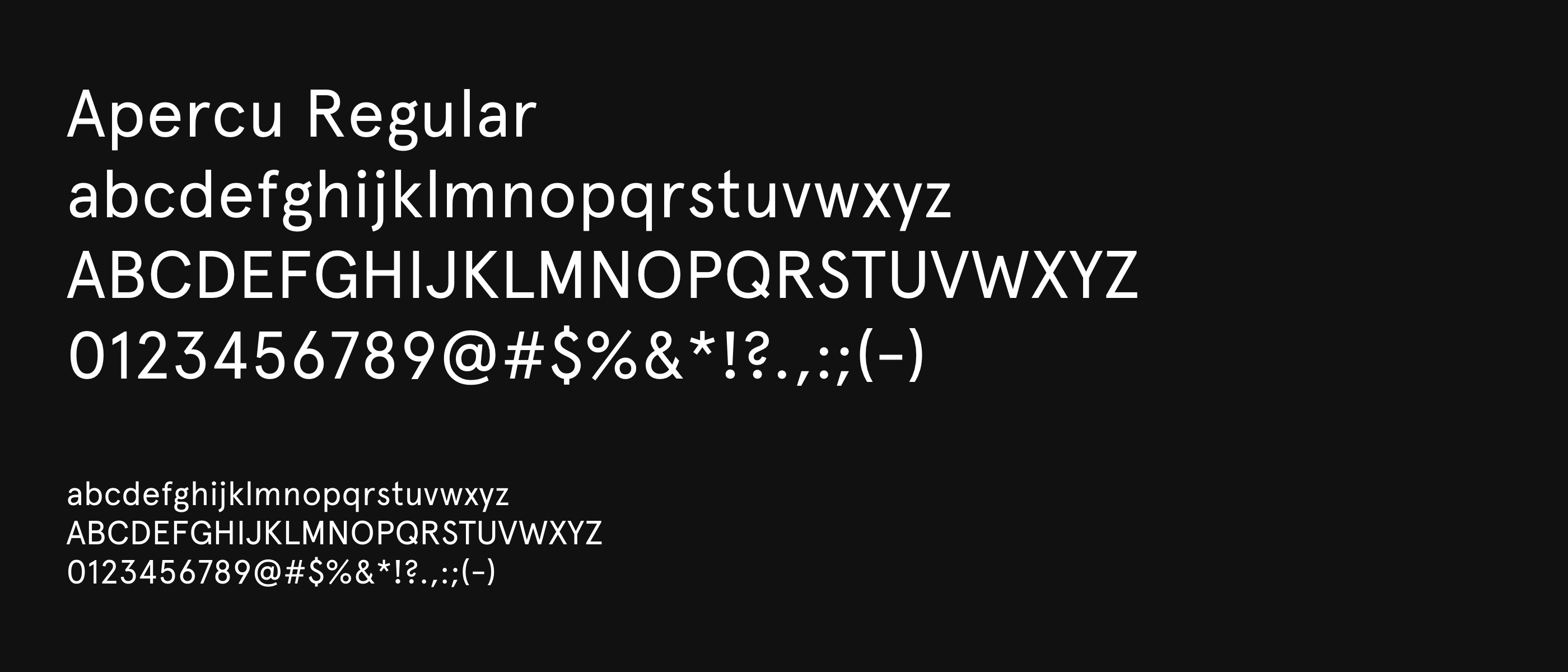 Apercu Regular.