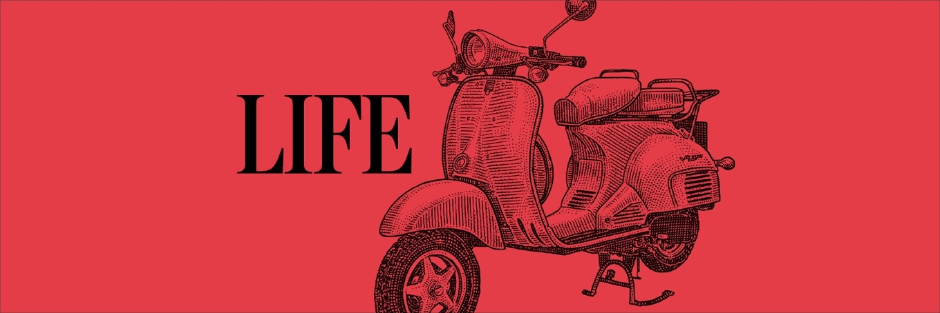 Life section branding.