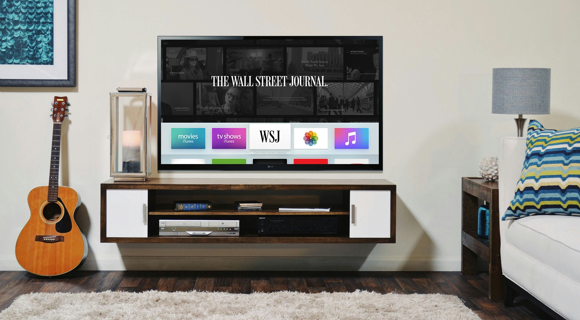 WSJ Apple TV branding.