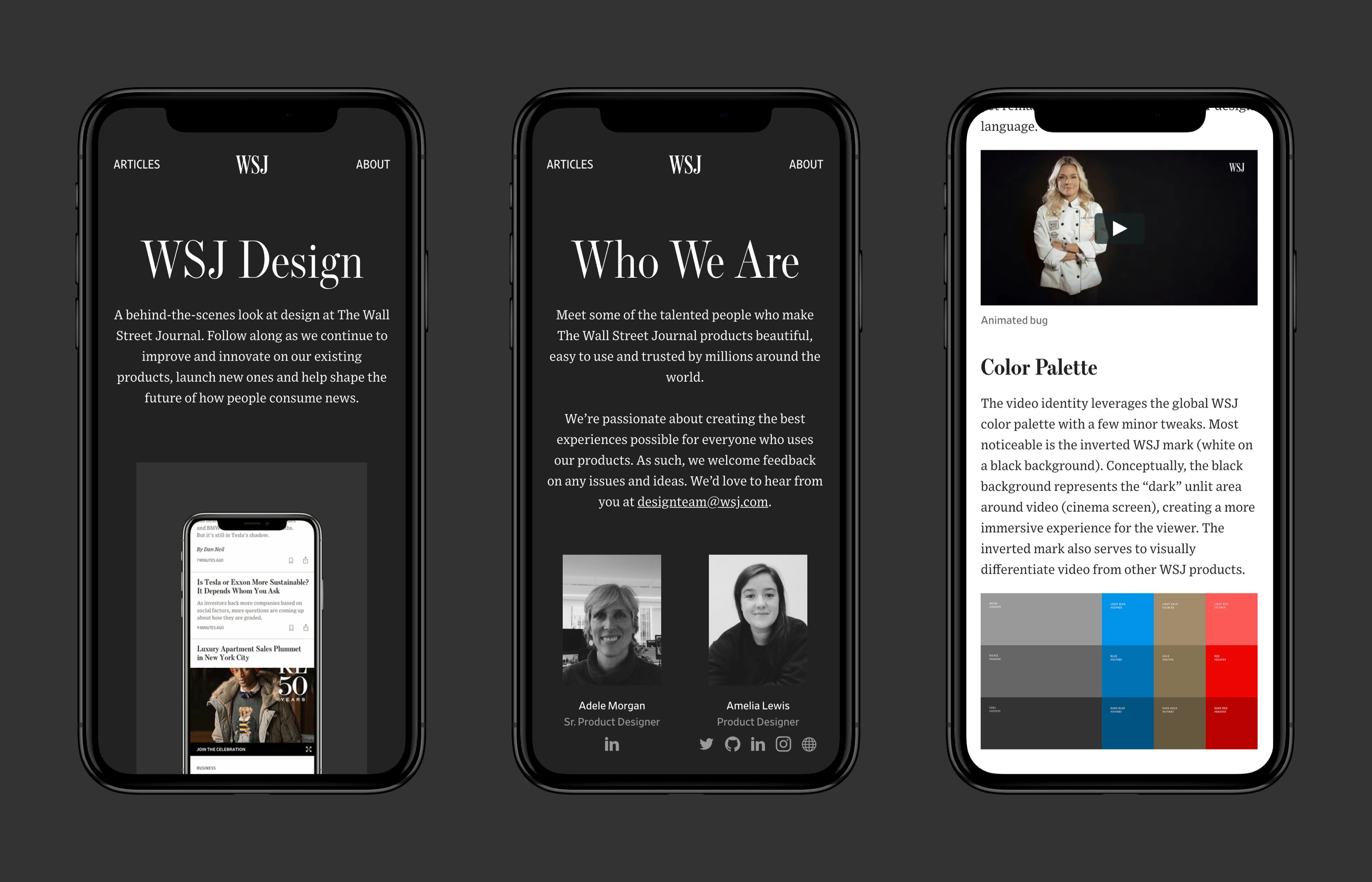 design.wsj.com – a public blog showcasing our work and team.