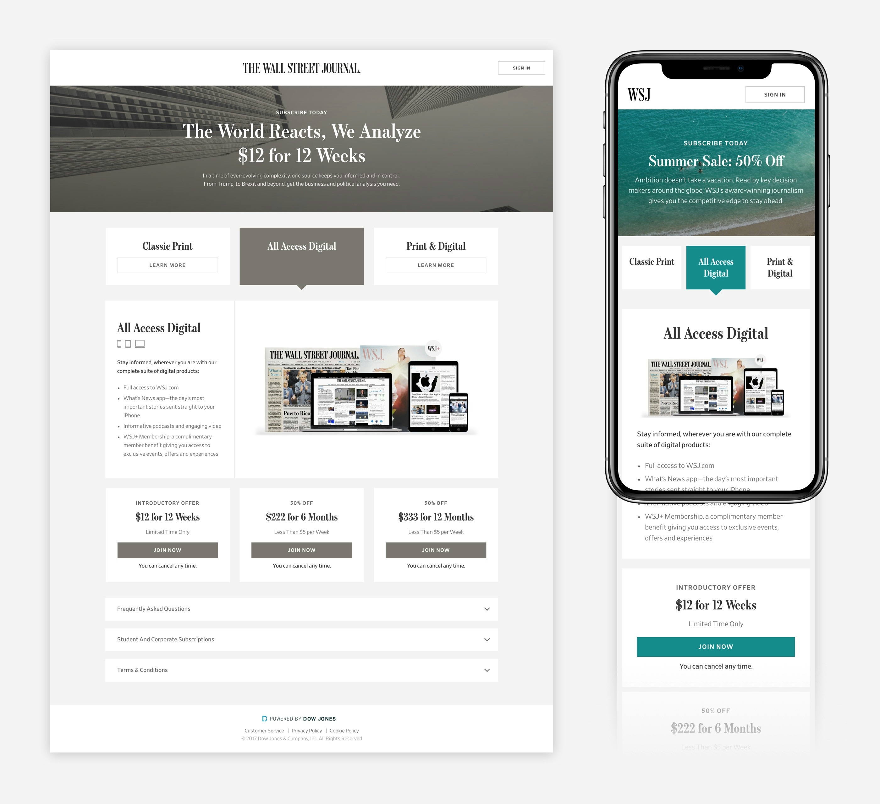 Responsive storefront templates can be adjusted for seasonal promotions. 