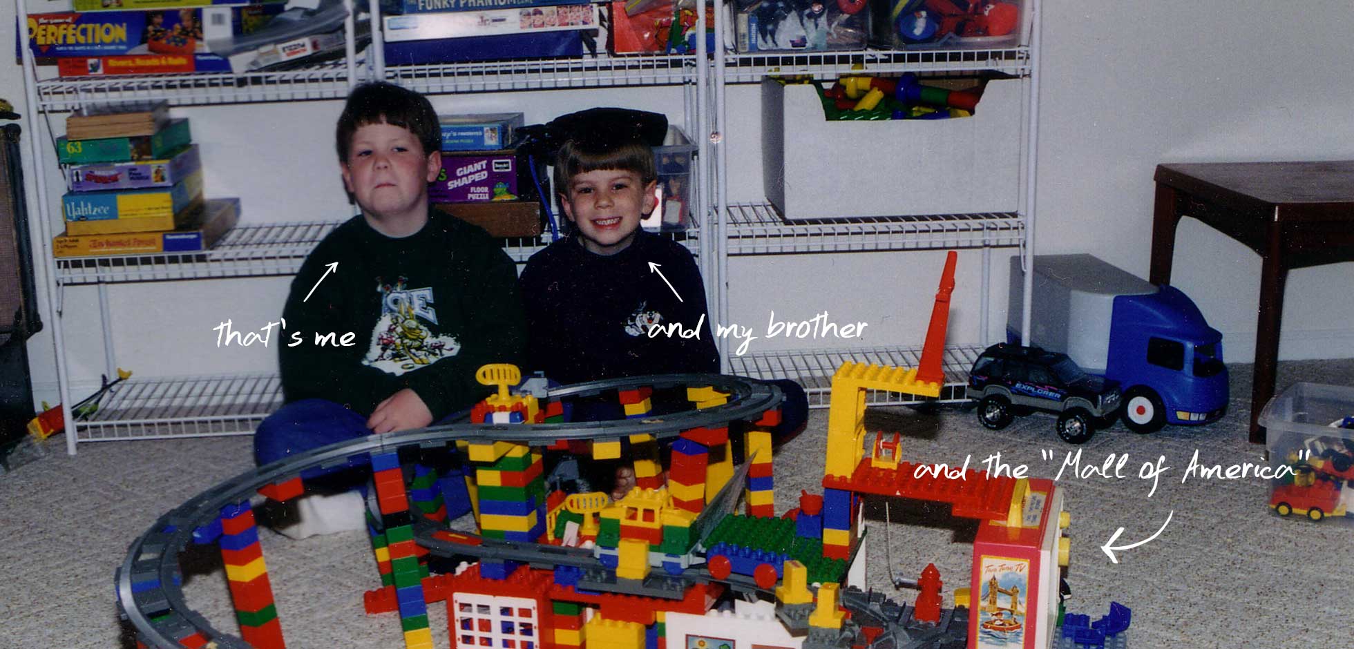 Cory and his legos