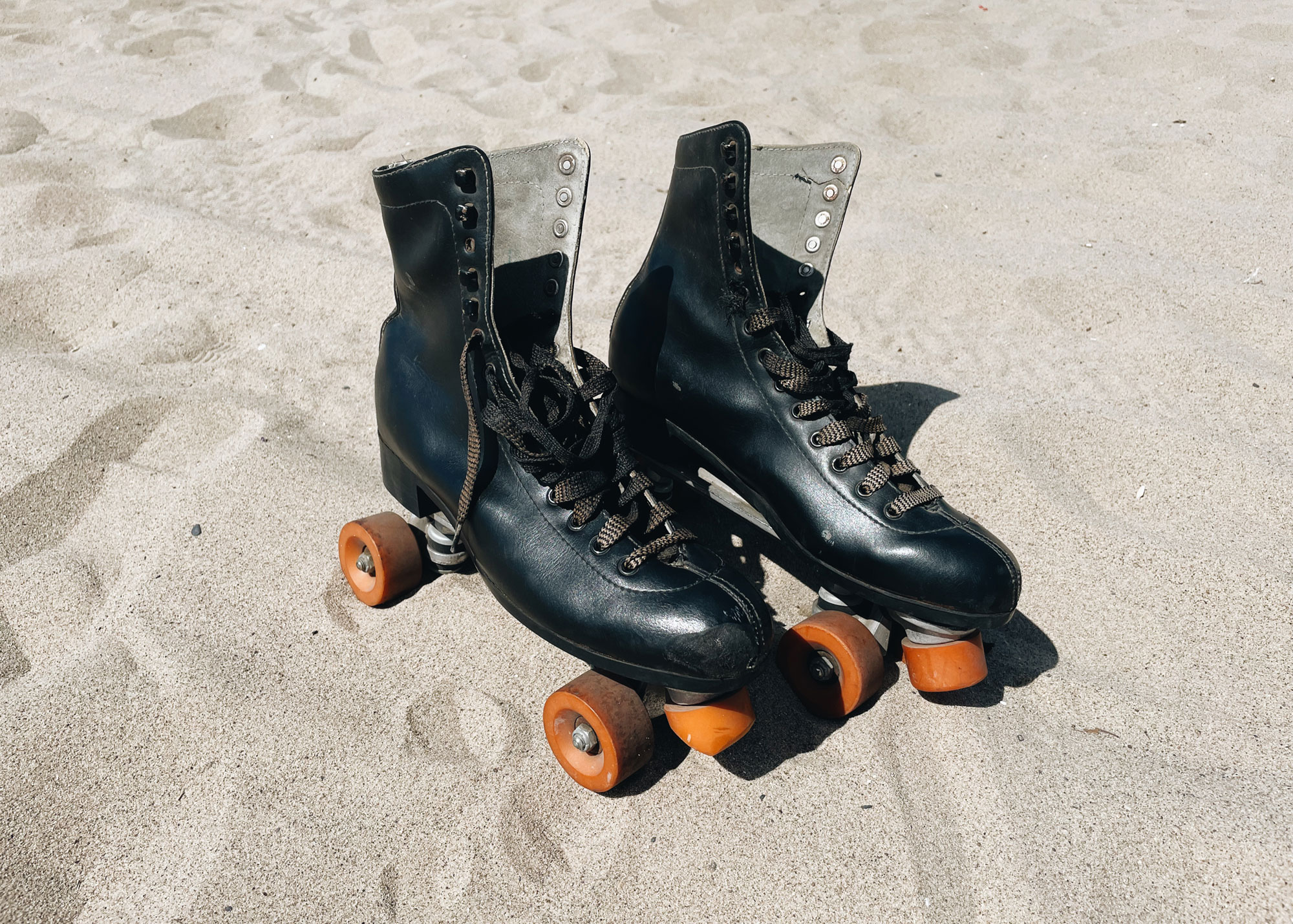 My rollerskates hangin in Santa Monica.